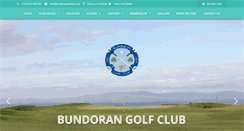 Desktop Screenshot of bundorangolfclub.com